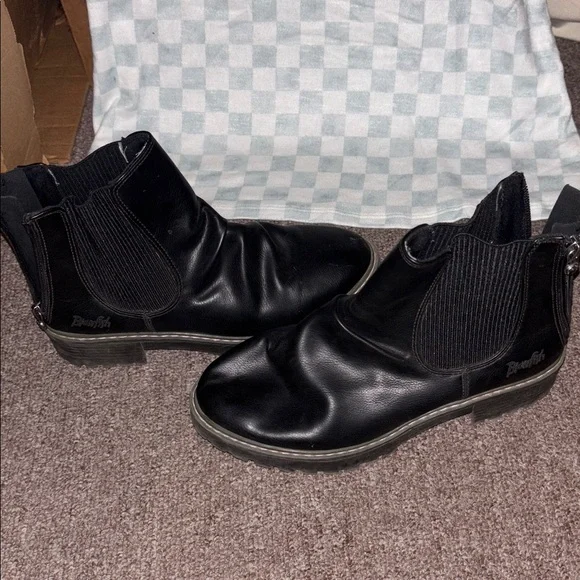 BLOWFISH Black Ankle Boots 7 1/2 - Picture 5 of 8